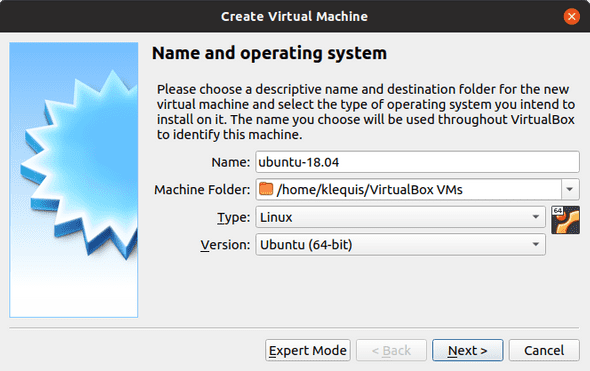 Name and operating system